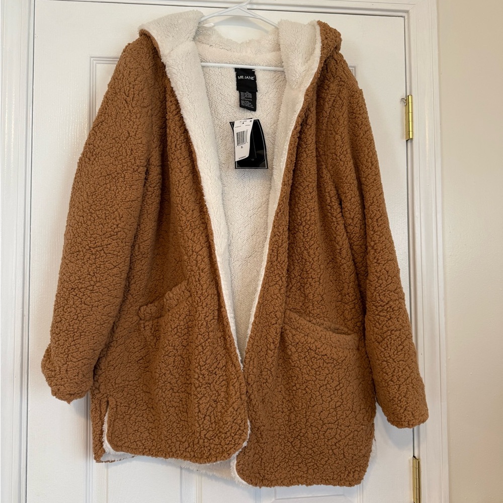 Me Jane Brown Sherpa Jacket